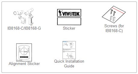 Vivotek IB8168 Included