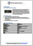 VDS-HD102 Product Specification
