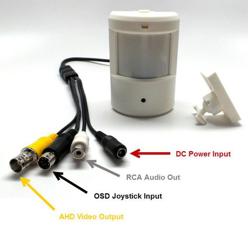 4 MP IP Spy  Hidden Motion Detector IP Camera  ONVIF Build-in AUDIO Invisible IR 