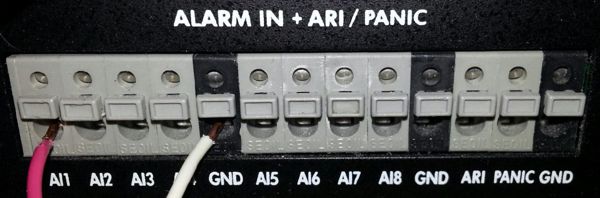 DVR Alarm Input Wiring