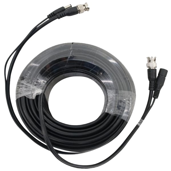 AT LCC 150ft Black BNC Video Power Siamese Cable for Analog AHD CVI CCTV Camera DVR Kit 