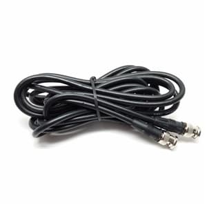 25ft BNC Male To Male RG59 Coaxial Cable - CCTV Camera Video Cable (Black)