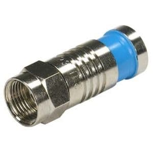 Coax F Type Compression Connector for RG59 Coaxial Cable