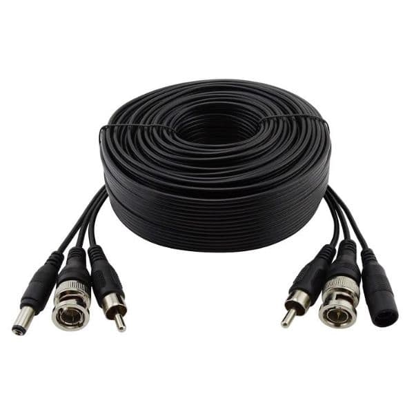 ABLEGRID 100ft BNC Video Power Cable Cord w Connector for EZVIZ 1080P HD Systems 