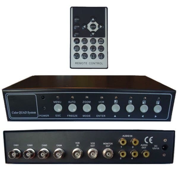 cctv quad multiplexer